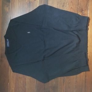 Men's Polo Ralph Lauren long sleeve v neck sweater , black, XL